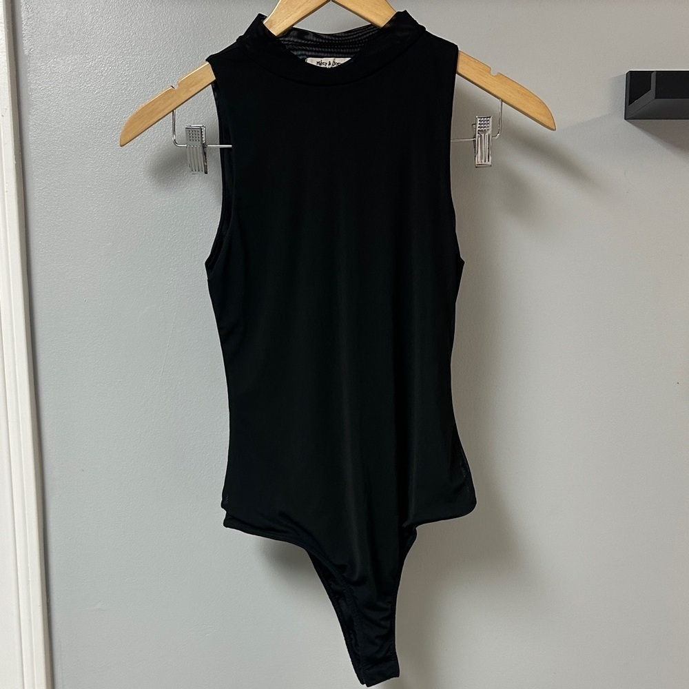 Mickey & Joey Black Bodysuit